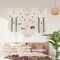 Large Handmade Boho Macramé Wall Hanging – 43" x 32" Woven Tapestry with Wooden Beads & Rod, Includes 3-Color Beads, Clips & Green Cotton Rope, Perfect Wall Art Decor for Living Room, Bedroom, or Wedding
